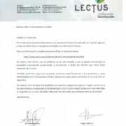 comunicado lectus